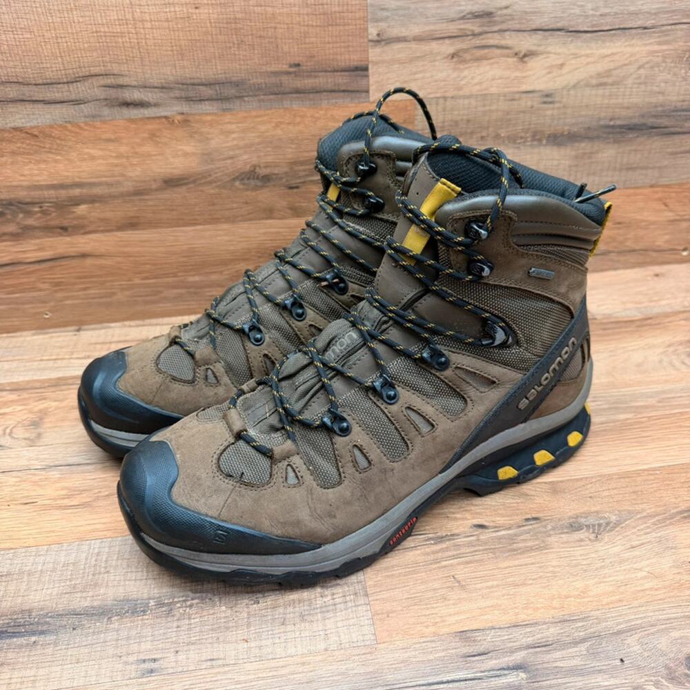 Salomon Quest 4D 3 GTX Mens Size 12 Hiking Boots 401518 Waterproof Trail